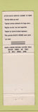 Matchbook Cover - Black and Decker Power Tools Cape Down Durban South Africa