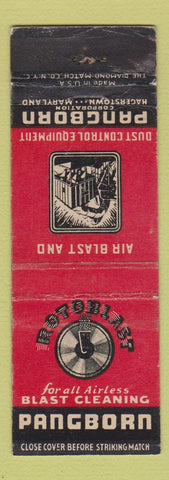 Matchbook Cover - Pangborn Black Cleaning Hagerstown MD WEAR
