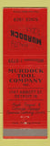 Matchbook Cover - Murdock Tool Company Detroit MI
