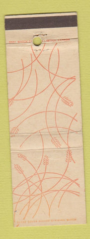 Matchbook Cover - Quik Way Brackets Eddy Industrial Canada match