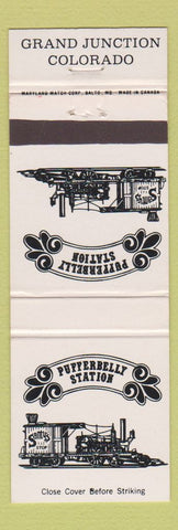Matchbook Cover - Pufferbelly Station Grand Junction Colorado