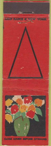 Matchbook Cover - Lion Match Flowers
