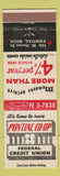 Matchbook Cover - Pontiac COOP Credit Union Pontiac MI