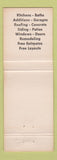 Matchbook Cover - Russell Crane Construction Battle Creek MI