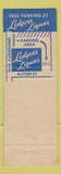 Matchbook Cover - Ledger's Liquor Store Berkeley CA