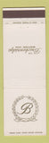 Matchbook Cover - Breckenridge Motor Inn St Petersburg Beach FL Frontenac MO