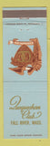Matchbook Cover - Quequechan Club Fall River MA