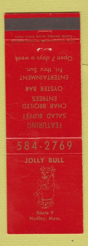 Matchbook Cover - Jolly Bull Hadley MA