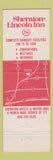 Matchbook Cover - Sheraton Lincoln Inn Worcester MA