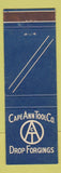 Matchbook Cover - Cape Ann Tool Drop Forgings Piegon Cove MA