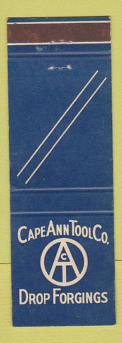 Matchbook Cover - Cape Ann Tool Drop Forgings Piegon Cove MA