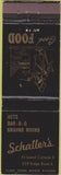 Matchbook Cover - Schaller's BBQ