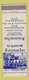 Matchbook Cover - Fairview Inn Ipswich MA