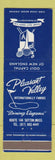 Matchbook Cover - Pleasant Valley Country Club Sutton MA