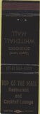 Matchbook Cover - Top of the Mall Restaurant Whitehall Mall