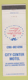 Matchbook Cover - City Center Motel Seattle WA Bicentennial 1976