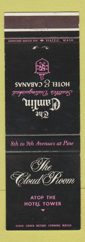 Matchbook Cover - Camlin Hotel Seattle WA Cloud Room