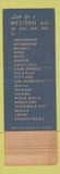 Matchbook Cover - Olympic Hotel Seattle WA
