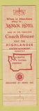 Matchbook Cover - Winthrop Hotel Tacoma WA