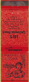 Matchbook Cover - Lee's Cantonese Chinese Green Bay WI girlie