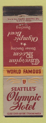 Matchbook Cover - Olympic Hotel Seattle WA WEAR