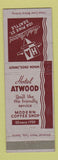 Matchbook Cover - Hotel Atwood Seattle WA #2