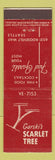 Matchbook Cover - Garski's Scarlet Tree Seattle WA feature