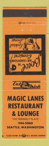 Matchbook Cover - Magic Lanes Restaurant Seattle WA