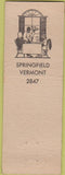 Matchbook Cover - Lloyd's Springfield VT WEAR