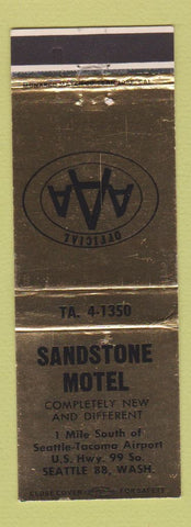 Matchbook Cover - Sandstone Motel Seattle WA