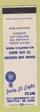 Matchbook Cover - Forty Et Eight Club Seattle WA
