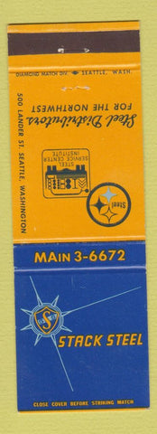 Matchbook Cover - Stack Steel Seattle WA