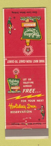 Matchbook Cover - Holiday Inn Seattle WA RED #1
