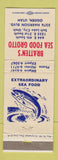 Matchbook Cover - Bratten's Seafood Grotto Ogden UT WEAR