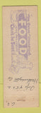 Matchbook Cover - Liberty Cafe St George UT