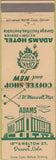 Matchbook Cover - Adams Hotel Denver CO WEAR