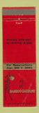 Matchbook Cover - Bamboo Gardens Chinese Restaurant Little Rock AR WORN