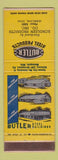 Matchbook Cover - Butler Steel Products Scholzen Hurricane UT
