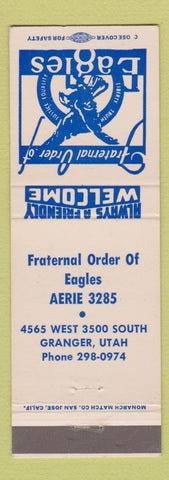 Matchbook Cover - Eagle Club Granger UT