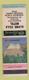 Matchbook Cover - Alpine Village Motel Pleasant Grove UT