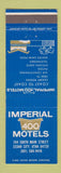 Matchbook Cover - Imperial 400 Motels Cedar City UT