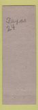 Matchbook Cover - Johnston Printing Advertising Dallas TX