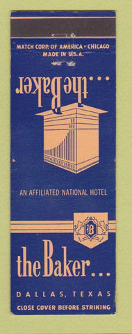 Matchbook Cover - Baker Hotel Dallas TX