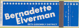 Matchbook Cover - Bernadette Elverman 66th Assembly Burlington WI
