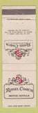 Matchbook Cover - Royal Coach Motor Hotels Dallas Beaumont Houston TX