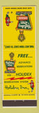 Matchbook Cover - Holiday Inn Mesquite TX