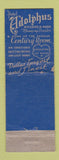 Matchbook Cover - Adolphus Hotel Dallas TX WEAR