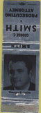 Matchbook Cover - George Smith Prosecuting Attorney Columbus OH
