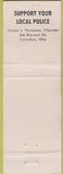 Matchbook Cover - George Smith Prosecuting Attorney Columbus OH