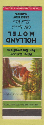 Matchbook Cover - Holland Motel Crestview FL